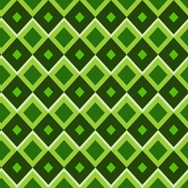 Cretive Green geometrische Vintage sieraad naadloze achtergrondpatroon voor St. Patrick dag — Stockvector