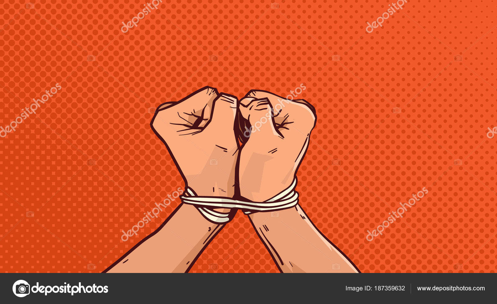 Manos atadas imágenes de stock de arte vectorial | Depositphotos Manos atadas imágenes de stock de arte vectorial | Depositphotos