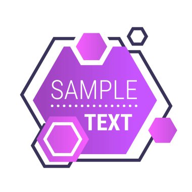 dynamical purple gradient form abstract banner flowing liquid shape fluid color badge modern graphic element copy space