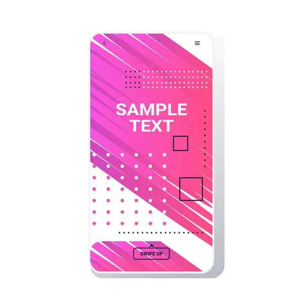 Minimal design cover template for decoration presentation poster memphis style abstract background colorful banner smartphone screen online mobile app copy space — Διανυσματικό Αρχείο