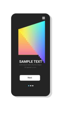 dynamical colored forms abstract background gradient banner fluid color template modern graphic elements smartphone screen online mobile app copy space vertical