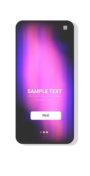 Dynamical colored forms abstract background gradient banner fluid color template modern graphic elements smartphone screen online mobile app copy space vertical — Stock vektor