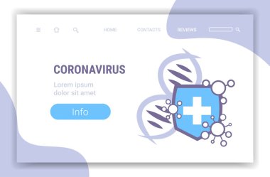 Salgın Mers-Cov hücresi yüzen grip virüsü koruma konsepti koruyucu kalkan wuhan coronavirus 2019-ncov tıbbi sağlık riski yatay kopya alanı
