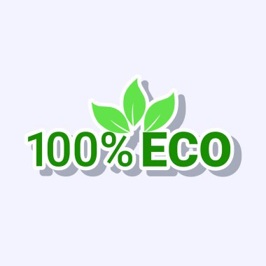 Bitki bazlı doğal ürün çıkartması organik sağlıklı vegan pazar logosu taze gıda amblemi tasarımı düz