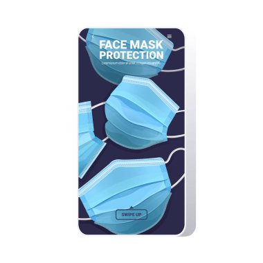 Antiviral tıbbi solunum yüz maskeleri Coronavirus koruması covid-19