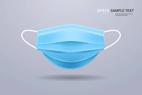 Mavi antiviral tıbbi solunum koruması yüz maskesi Coronavirus covid-19 önleme