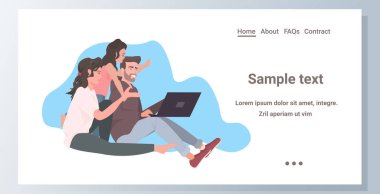 Aile, dizüstü bilgisayar ebeveynlerini Coronavirus salgını karantinası sırasında kızıyla vakit geçirmek için kullanıyor.