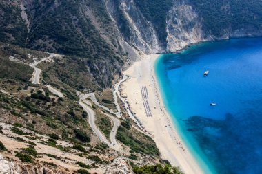 Egzotik Myrtos Beach Kefalonia, Yunanistan