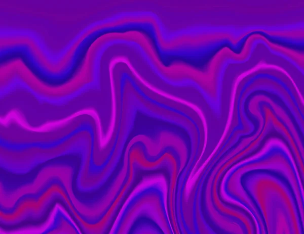 Abstraktní fialové spletitý Seascape — Stockový vektor