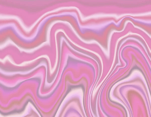 Resumen Pink Swirly Seascape — Vector de stock