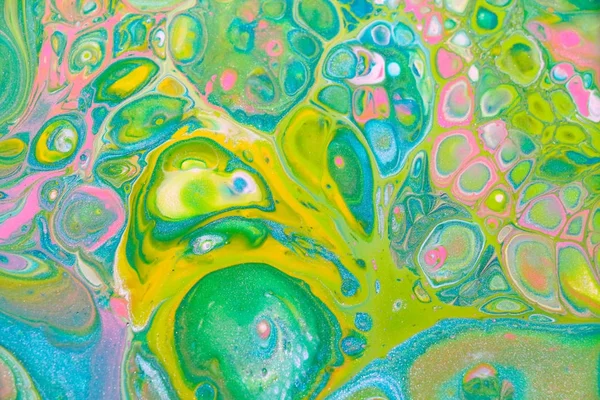 Colorful Acrylic Pour Abstract
