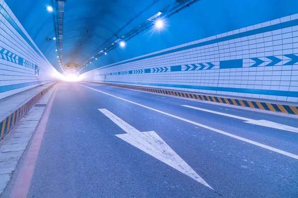 Abstract Speed Motion Urban Highway Road Tunnel Blurred Motion — Stock Photo, Image