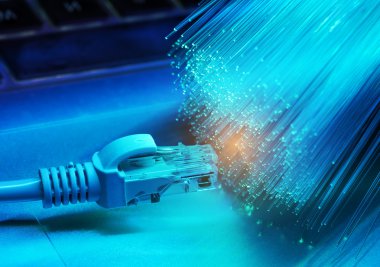 yüksek teknolojili ağ kablosu renk arkaplanı