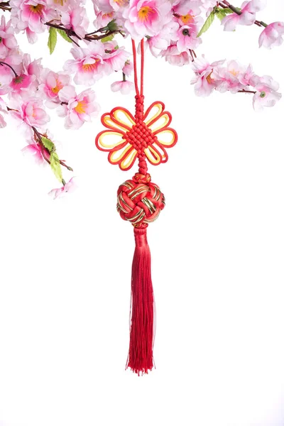 Chinese Lucky Knots Used Spring Festival — Stock Photo, Image