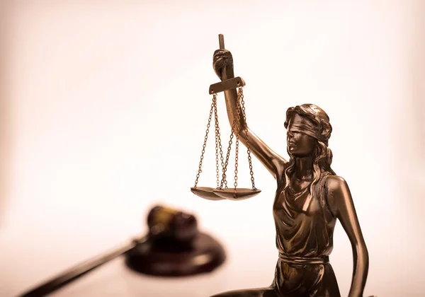 正義、法律概念の女神像 — ストック写真