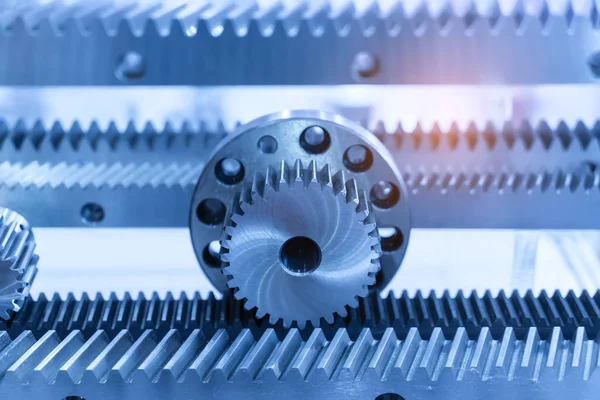 Metal Cog Gears Background — Stock Photo, Image