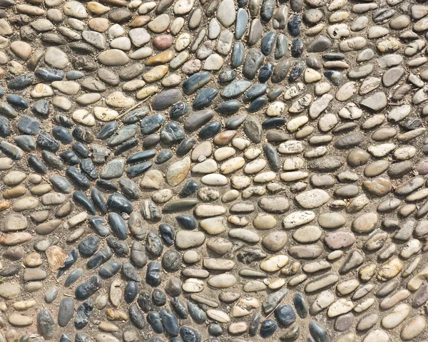 Background made of a closeup of a wall with pebbles — Stock Photo, Image