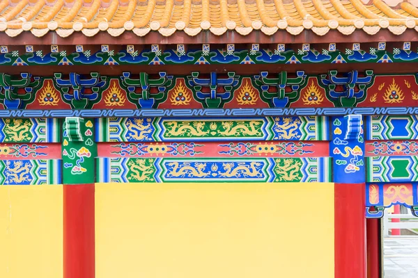 Roof Chinese Temple — Stock Photo, Image