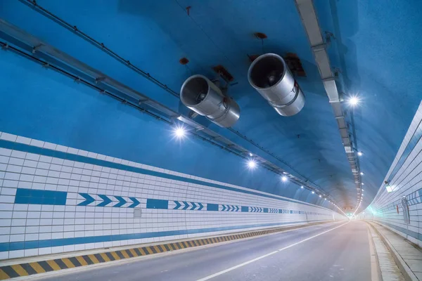 Motorvägsinfart Till Tunneln — Stockfoto