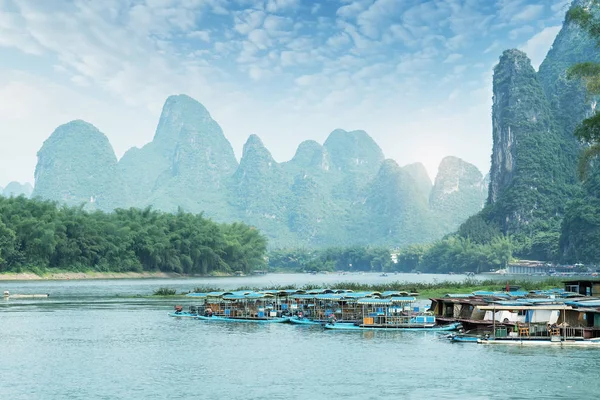 Landschaft Yangshuo Guilin China — Stockfoto