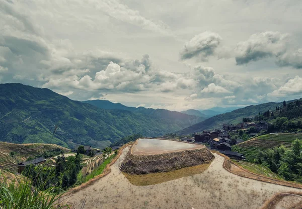 Longji Rice Terraces Located Guilin Guangxi Zhuang Autonomous Region Aka — Stock Photo, Image