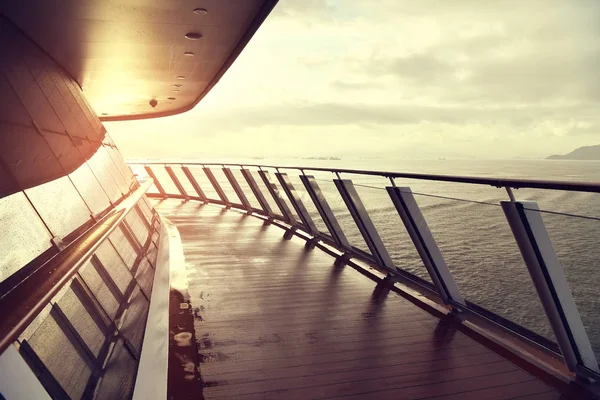 Vista Mar Desde Vela Crucero — Foto de Stock