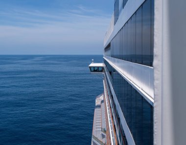 lüks cruise gemi kaptanları Köprüsü