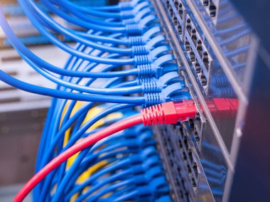 Ethernet kablosu ağ üzerinde arka plan geçer