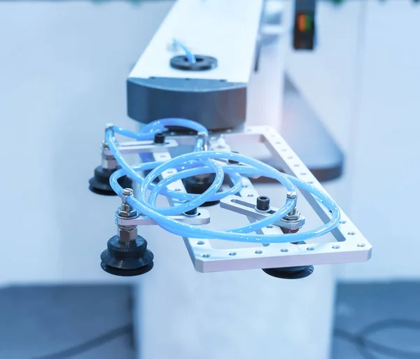 Robot Przyssawki Próżniowe Opcji Elementu Mibile Przenośnika Produkcji Fabryki — Zdjęcie stockowe