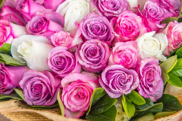 Pink flowers of wedding — Stock Photo, Image