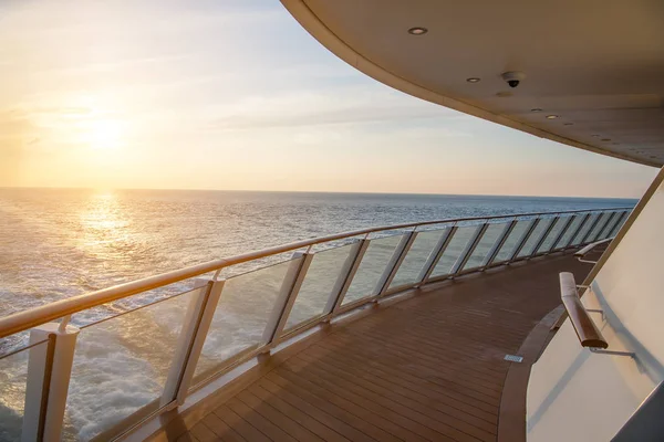 Sea View Cruise Ship Sailing — Stock Photo, Image