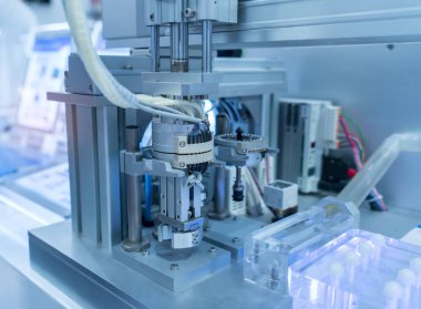 Pnömatik pistonlu enayi endüstriyel makine, otomasyon basınçlı hava fabrika üretim biriminde