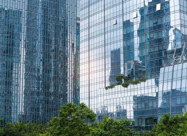 Mimari, Modern İnşaat Cam Cephesi İş Arkaplanı 'nı ayrıntılarıyla anlatıyor