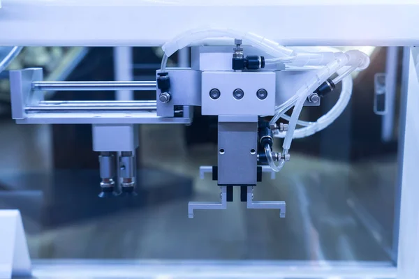 Máquina Ferramenta Robótica Planta Industrial Fabricação Conceito Esperto Indústria Fábrica — Fotografia de Stock