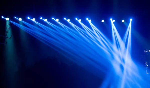Fase Spotlight Met Laserstralen — Stockfoto
