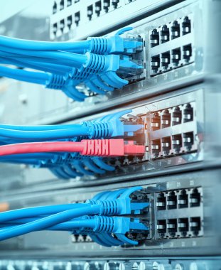 Ethernet kablosu ağ üzerinde arka plan geçer
