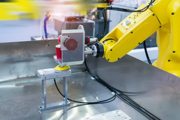 Robotic machine vision system in factory