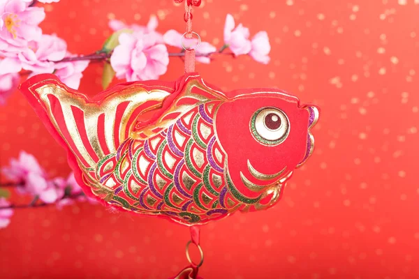 Çin Yeni Yılı Balık Süsler Dekorasyon Için — Stok fotoğraf