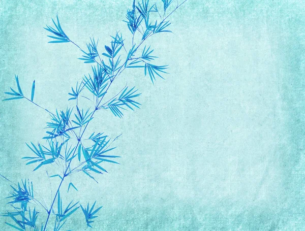 bamboo on old grunge paper texture background