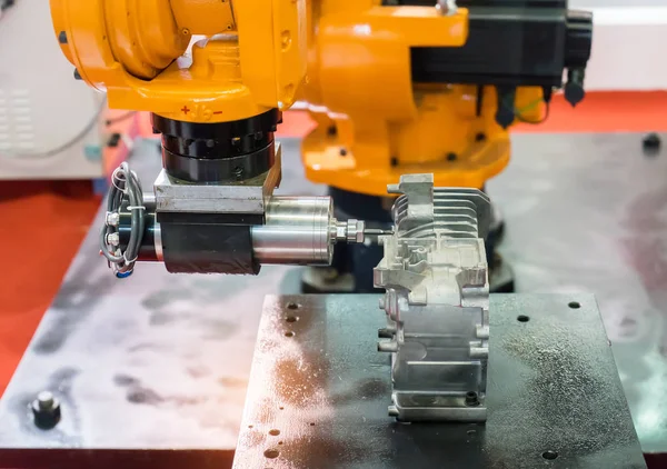 Machine Outil Robotisée Usine Fabrication Industrielle — Photo