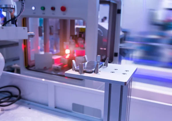 Robotické Obráběcích Strojů Průmyslové Výrobě Rostlin Pojem Industry Inteligentní Továrny — Stock fotografie