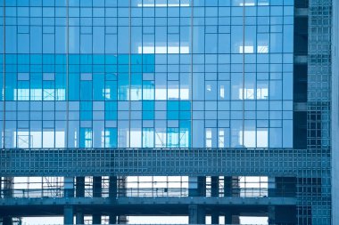 Mimari, Modern İnşaat Cam Cephesi İş Arkaplanı 'nı ayrıntılarıyla anlatıyor