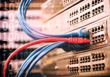 Ağ anahtarı ve ethernet kabloları, Veri Merkezi Konsepti.