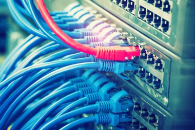 Ağ anahtarı ve ethernet kabloları, Veri Merkezi Konsepti.