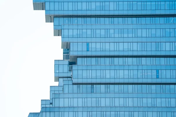 Detalles Arquitectura Edificio Moderno Fachada Vidrio Fondo Empresarial —  Fotos de Stock