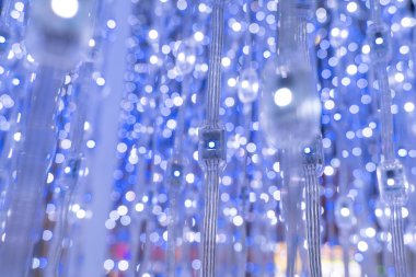 çok renkli şehir ışık demetleri