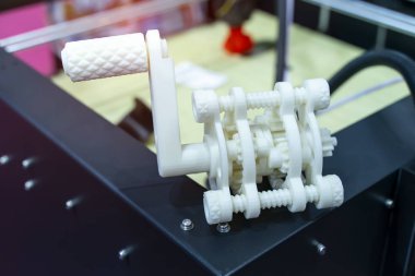 3d yazıcı dişli baskılı model plastik baskı