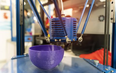 3D yazıcı veya katkı maddesi imalatı ve robot otomasyon teknolojisi.