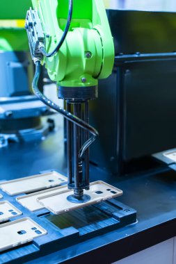 Robot vizyon sensör kamera sistemi telefon intellegence fabrikasında