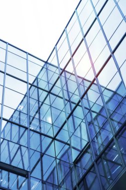 Mimari ayrıntılar Modern bina cam cephe iş backg